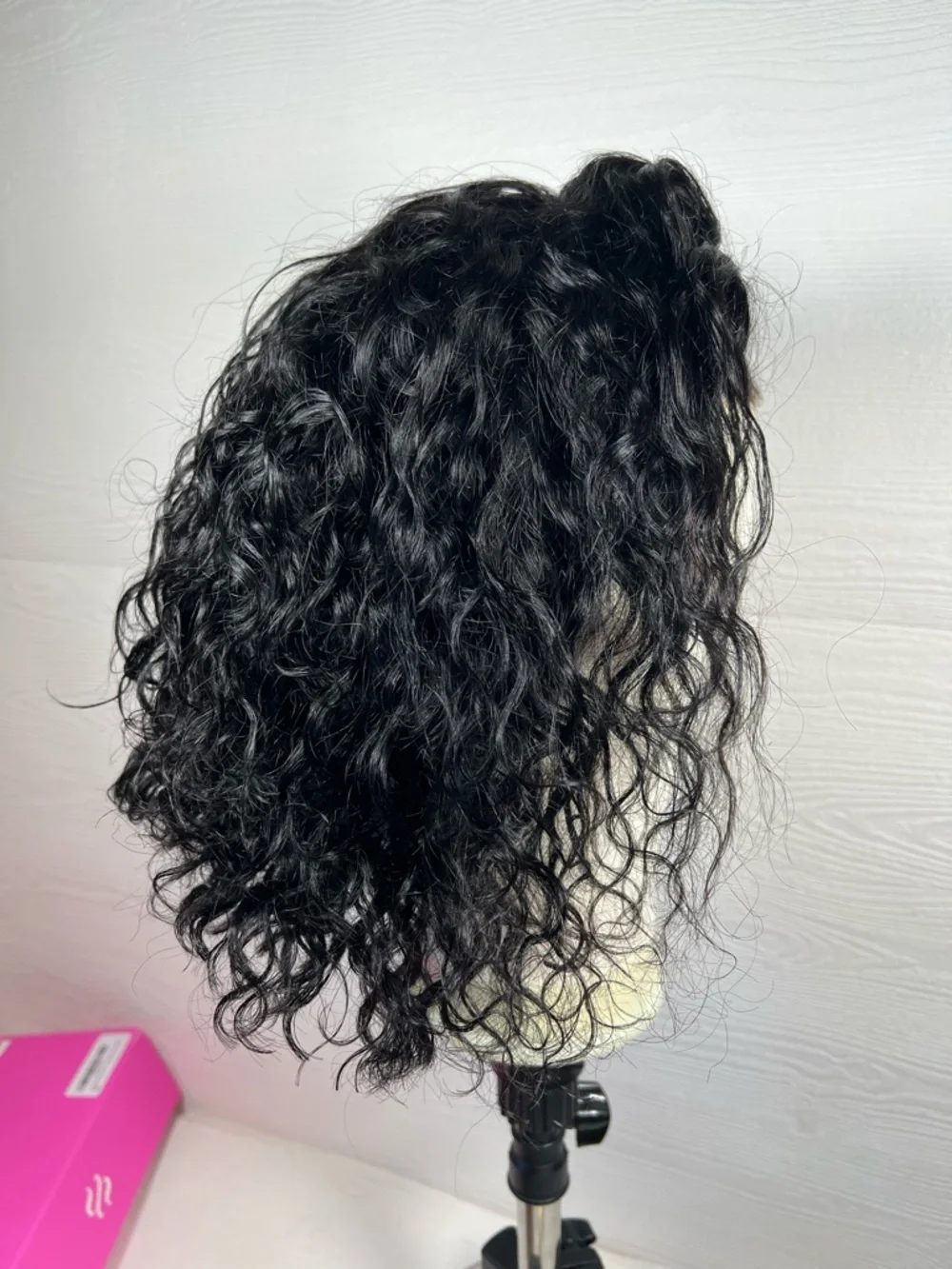 UNICE Human Hair Water Wave Pre Cut 10 Inch Wig